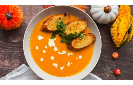 Zupa krem z pieczonej dyni